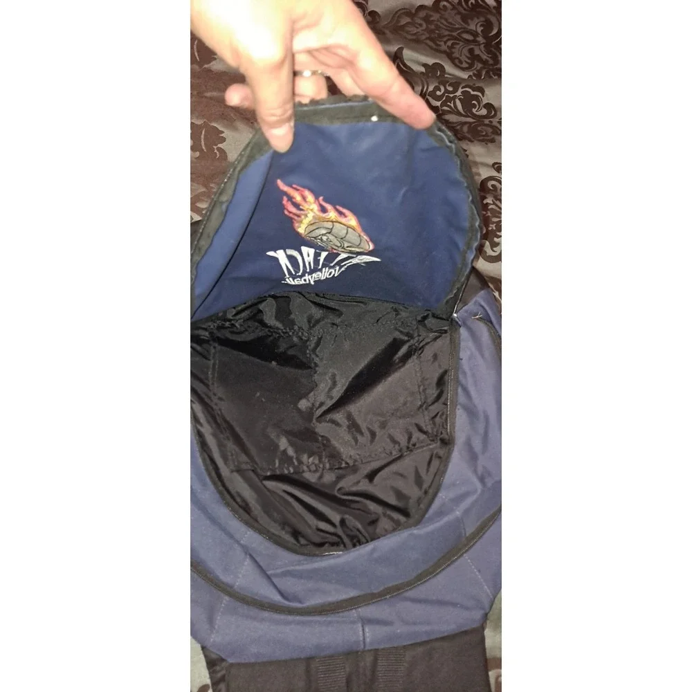 Blue & Black‎ Volleyball Backpack With Attack Embroidered